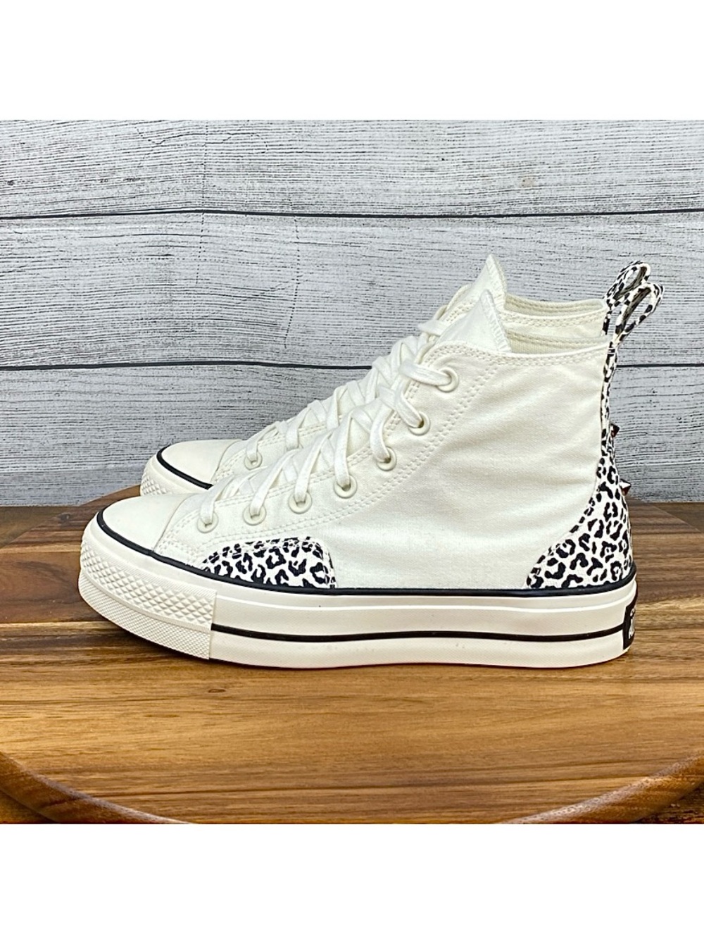 Converse Chuck Taylor All Star Lift Platform High Animalier Shoe A03874C Women 9